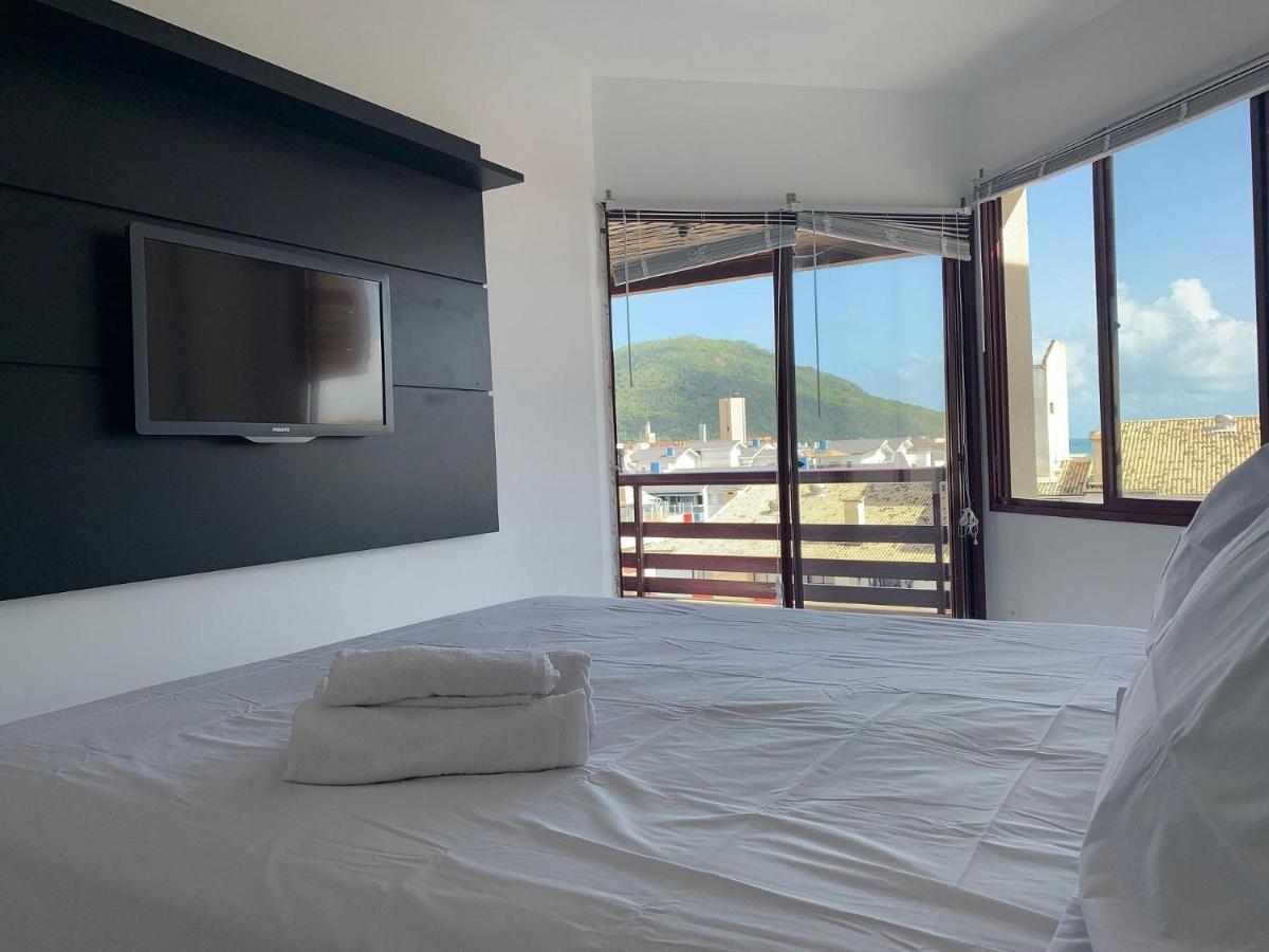 Apartamento Com Vista Do Mar Em Residencial Com Piscina Флоріанополіс Екстер'єр фото