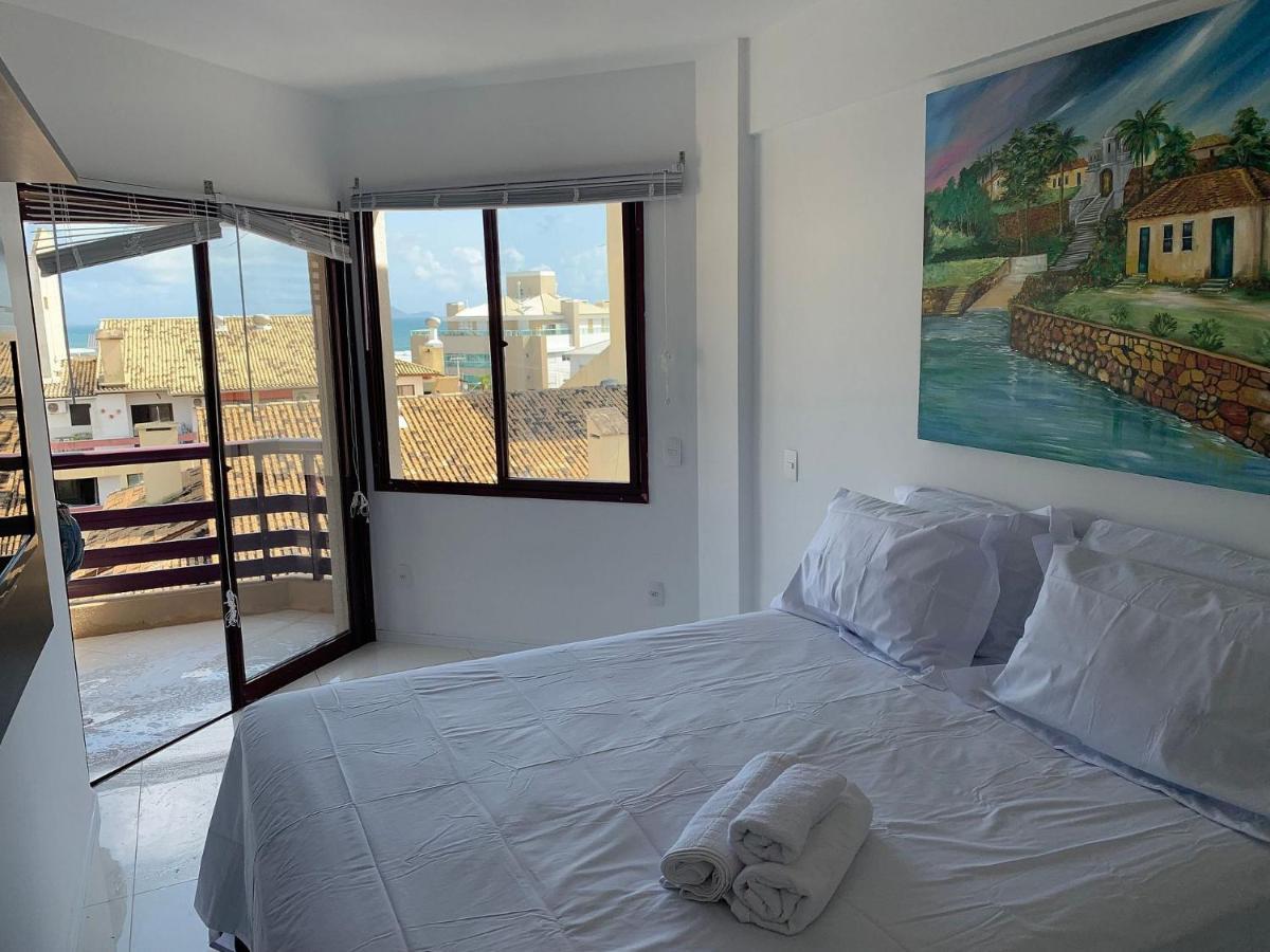 Apartamento Com Vista Do Mar Em Residencial Com Piscina Флоріанополіс Екстер'єр фото