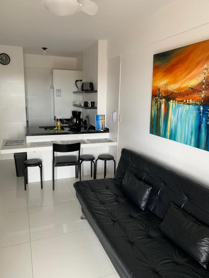 Apartamento Com Vista Do Mar Em Residencial Com Piscina Флоріанополіс Екстер'єр фото