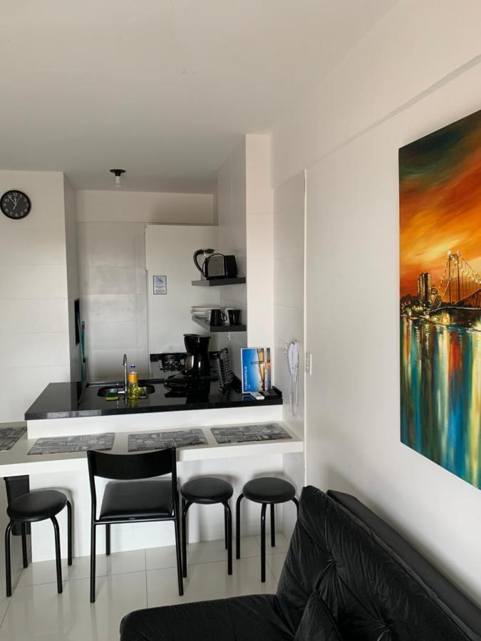 Apartamento Com Vista Do Mar Em Residencial Com Piscina Флоріанополіс Екстер'єр фото
