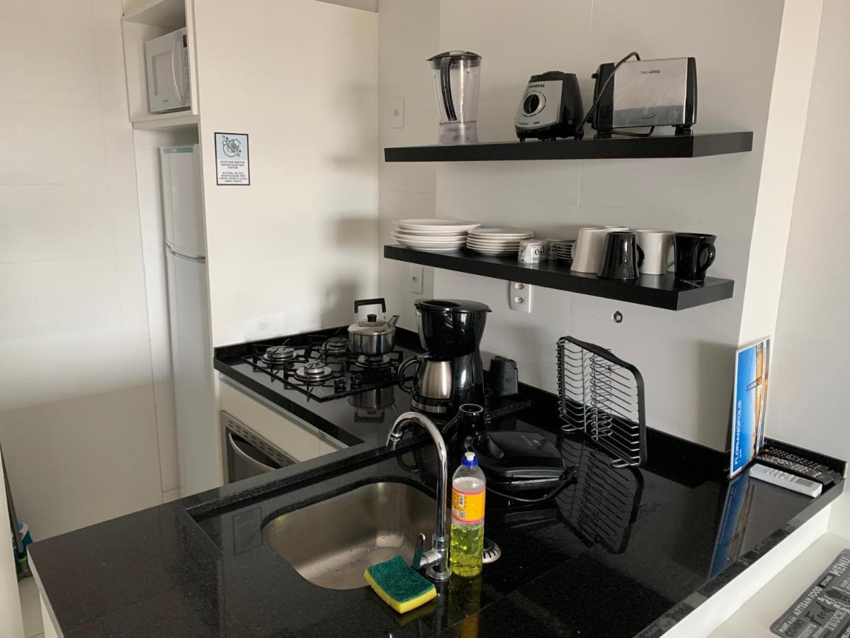 Apartamento Com Vista Do Mar Em Residencial Com Piscina Флоріанополіс Екстер'єр фото