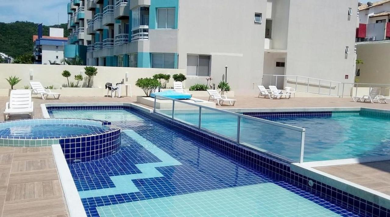 Apartamento Com Vista Do Mar Em Residencial Com Piscina Флоріанополіс Екстер'єр фото