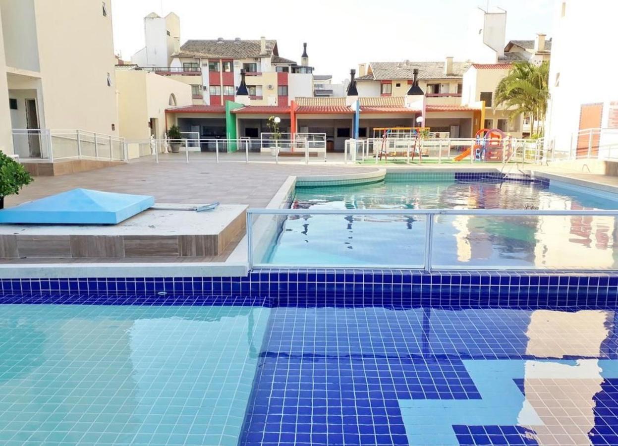 Apartamento Com Vista Do Mar Em Residencial Com Piscina Флоріанополіс Екстер'єр фото